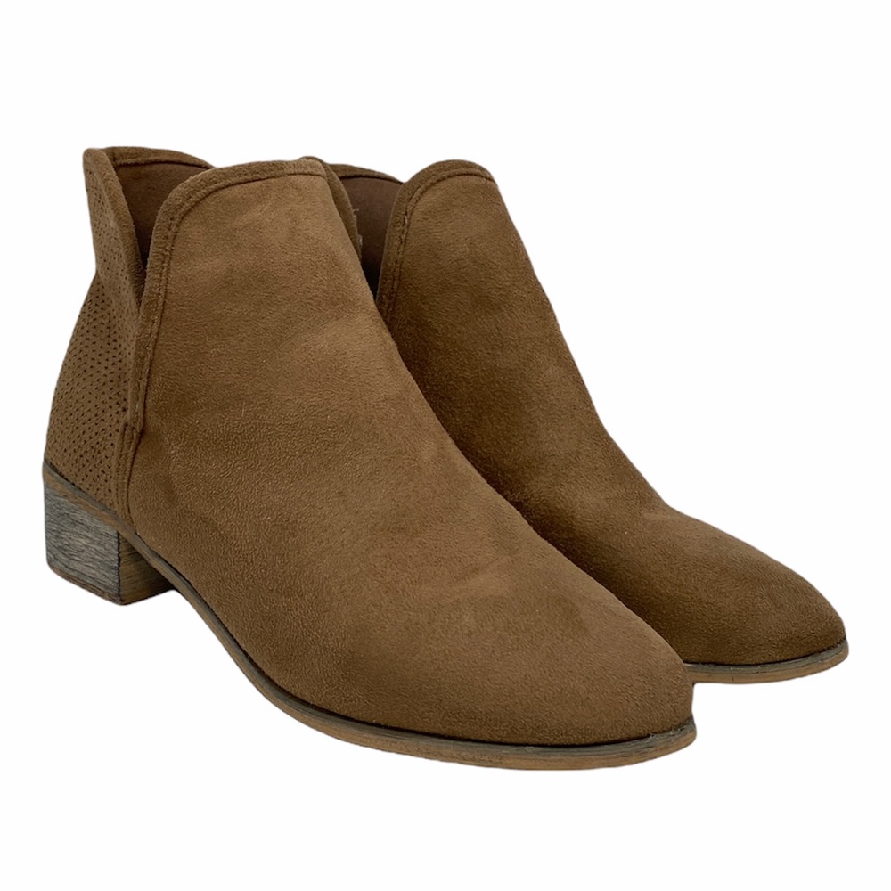 Seven7 SoHo Vegan Slip on Ankle Booties Size 9